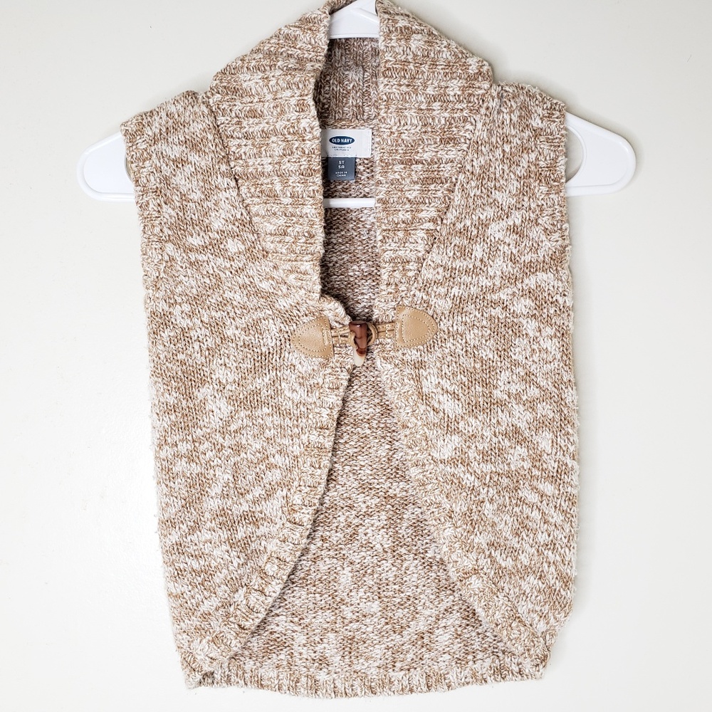 Old Navy Girls 5T Knit Sweater Vest Cover Throw